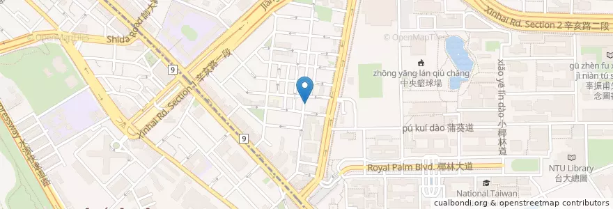 Mapa de ubicacion de Maryjane Pizza en Taiwan, Nuova Taipei, Taipei.