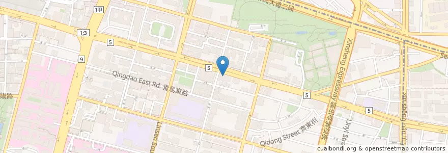 Mapa de ubicacion de 華山天主堂 en Taiwan, Nuova Taipei, Taipei, 中正區.