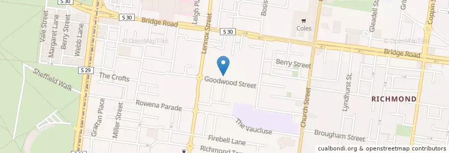 Mapa de ubicacion de My Stubbon Cousin en 오스트레일리아, Victoria, City Of Yarra.