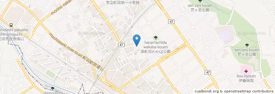 Mapa de ubicacion de さんかつ en Japan, Tokio, 町田市.