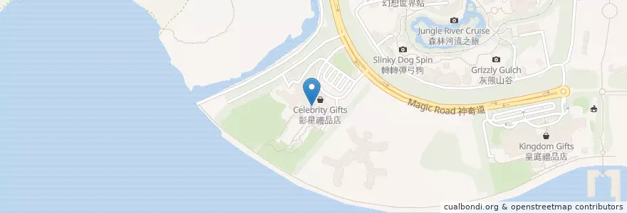 Mapa de ubicacion de 影廠酒廊 Studio Lounge en 中国, 香港, 広東省, 新界, 離島區 Islands District.