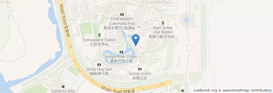 Mapa de ubicacion de Fruit Bowls and Banana Dippers en Китай, Гонконг, Гуандун, Новые Территории, 離島區 Islands District.