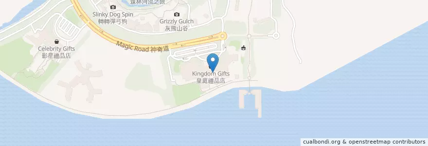 Mapa de ubicacion de 翠樂庭餐廳 Enchanted Garden Restaurant en China, Hong Kong, Provincia De Cantón, Nuevos Territorios, 離島區 Islands District.