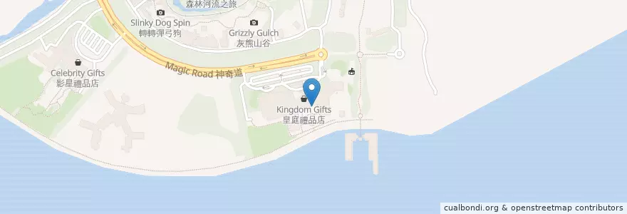 Mapa de ubicacion de 華特餐廳 Walt’s Cafe en Китай, Гонконг, Гуандун, Новые Территории, 離島區 Islands District.