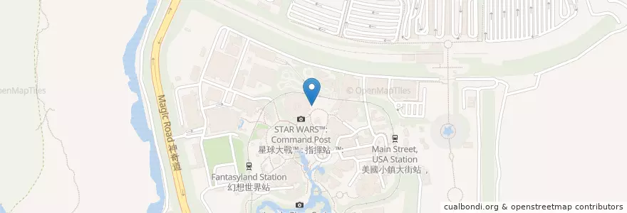 Mapa de ubicacion de Flying Saucer Snacks en China, Hong Kong, Guangdong, New Territories, Islands District, Tsuen Wan District.