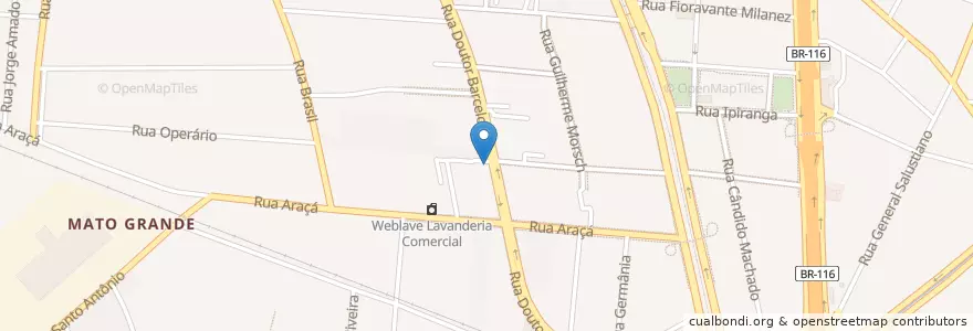Mapa de ubicacion de Fornello Restaurante e Pizzaria en Brazil, Jižní Region, Rio Grande Do Sul, Região Geográfica Intermediária De Porto Alegre, Região Metropolitana De Porto Alegre, Região Geográfica Imediata De Porto Alegre, Canoas.