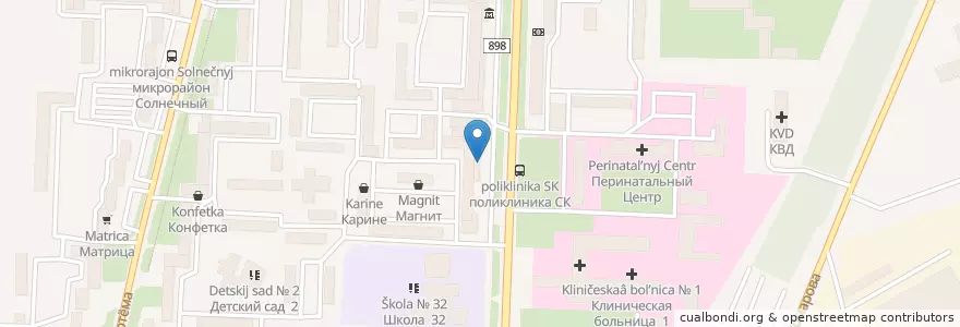 Mapa de ubicacion de Альфа-Банк en Rusia, Приволжский Федеральный Округ, Bashkortostán, Городской Округ Стерлитамак.