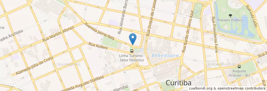 Mapa de ubicacion de Firefox Bar en Brasil, Región Sur, Estado De Paraná, Região Geográfica Intermediária De Curitiba, Região Metropolitana De Curitiba, Microrregião De Curitiba, Curitiba.