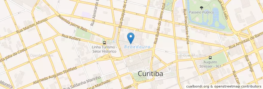 Mapa de ubicacion de Sal Grosso Churrasco Bar en Brésil, Région Sud, Paraná, Região Geográfica Intermediária De Curitiba, Região Metropolitana De Curitiba, Microrregião De Curitiba, Curitiba.