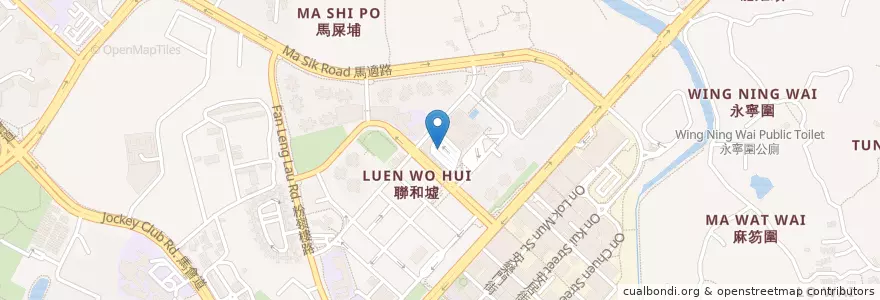 Mapa de ubicacion de 聯和墟 Luen Wo Hui en 中国, 香港 Hong Kong, 广东省, 新界 New Territories, 北區 North District.