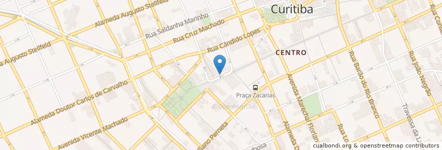 Mapa de ubicacion de Subway en Brazilië, Regio Zuid, Paraná, Região Geográfica Intermediária De Curitiba, Região Metropolitana De Curitiba, Microrregião De Curitiba, Curitiba.