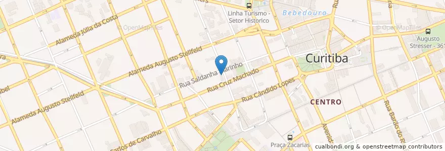 Mapa de ubicacion de Gato Preto en ブラジル, 南部地域, パラナ, Região Geográfica Intermediária De Curitiba, Região Metropolitana De Curitiba, Microrregião De Curitiba, クリチバ.