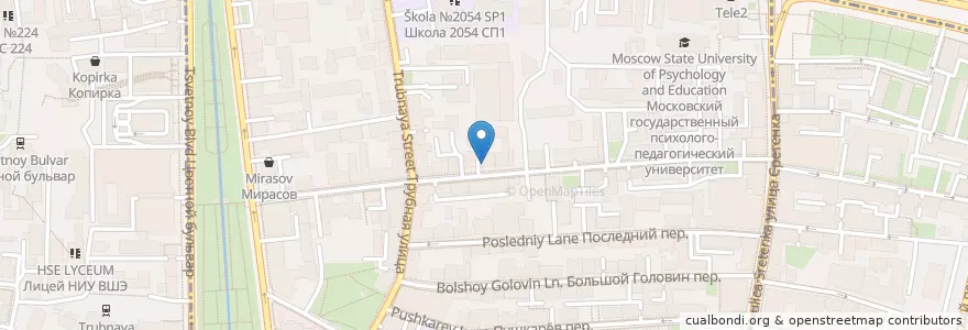 Mapa de ubicacion de DiVino en روسيا, Центральный Федеральный Округ, Москва, Центральный Административный Округ, Мещанский Район.