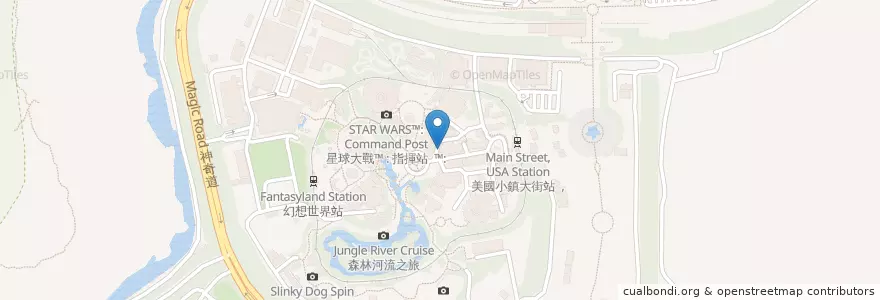 Mapa de ubicacion de 嬰兒護理室 Baby Care Center en چین, هنگ‌کنگ, گوانگ‌دونگ, 新界 New Territories, 離島區 Islands District.