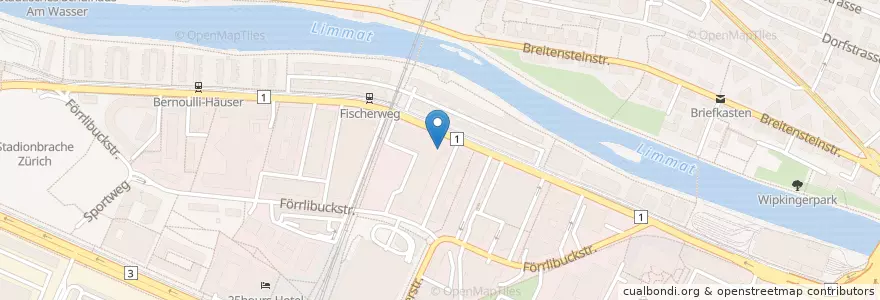 Mapa de ubicacion de Antonio en 스위스, 취리히, Bezirk Zürich, Zürich.