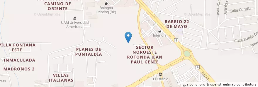 Mapa de ubicacion de Colegio Stilecroft en Nikaragua, Departamento De Managua, Managua (Municipio).
