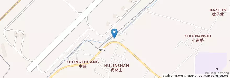 Mapa de ubicacion de 鷹王肉圓 en 타이완, 타이완성, 신주시, 香山區.