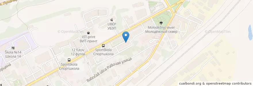 Mapa de ubicacion de ИУЦ en Rusya Federasyonu, Центральный Федеральный Округ, Владимирская Область, Городской Округ Владимир.