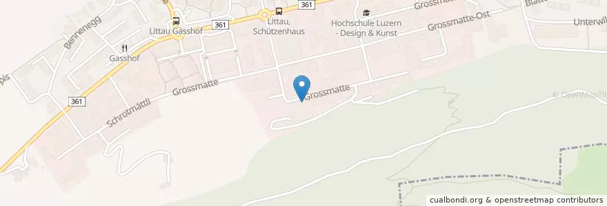 Mapa de ubicacion de Perosa en Suíça, Luzern, Luzern.