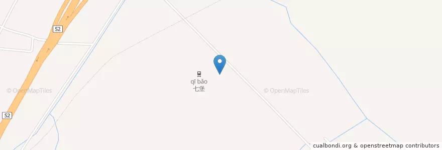 Mapa de ubicacion de 自行车租赁点 en Çin, Zhejiang, Hangzhou, 江干区, 彭埠街道.