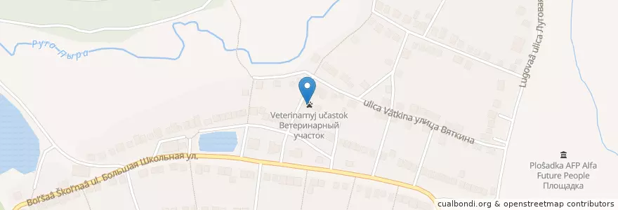 Mapa de ubicacion de Ветеринарный участок en Russland, Föderationskreis Wolga, Oblast Nischni Nowgorod, Балахнинский Район, Городское Поселение Большое Козино.