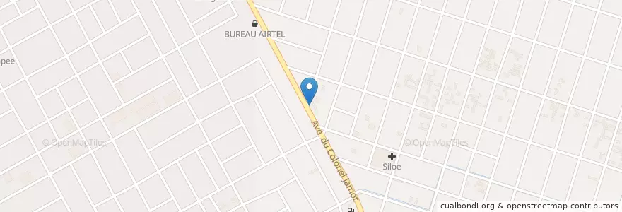 Mapa de ubicacion de La Pyramide annexe en بوركينا فاسو, ارتفاع أحواض, Houet.