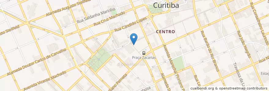 Mapa de ubicacion de Droga Raia en 巴西, 南部, 巴拉那, Região Geográfica Intermediária De Curitiba, Região Metropolitana De Curitiba, Microrregião De Curitiba, 库里蒂巴.