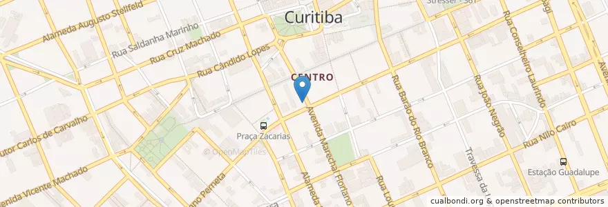 Mapa de ubicacion de Itaú en برزیل, منطقه جنوب برزیل, پارانا, Região Geográfica Intermediária De Curitiba, Região Metropolitana De Curitiba, Microrregião De Curitiba, کوریتیبا.
