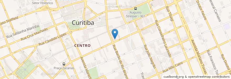 Mapa de ubicacion de Itaú en 巴西, 南部, 巴拉那, Região Geográfica Intermediária De Curitiba, Região Metropolitana De Curitiba, Microrregião De Curitiba, 库里蒂巴.