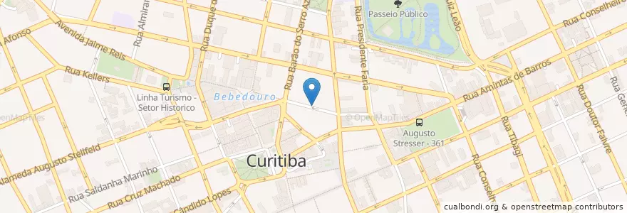 Mapa de ubicacion de Jokers Pub Café en Бразилия, Южный Регион, Парана, Região Geográfica Intermediária De Curitiba, Região Metropolitana De Curitiba, Microrregião De Curitiba, Куритиба.