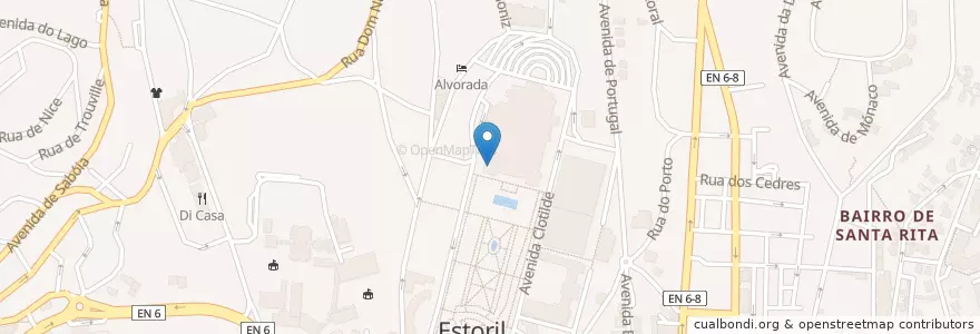 Mapa de ubicacion de Zeno Lounge en Portugal, Área Metropolitana De Lisboa, Lissabon, Grande Lisboa, Cascais, Cascais E Estoril.