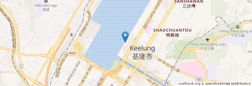 Mapa de ubicacion de 東岸客運大樓 en 臺灣, 仁愛區.