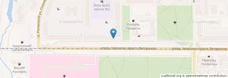 Mapa de ubicacion de Степка en Russie, District Fédéral Du Nord-Ouest, Oblast De Léningrad, Saint-Pétersbourg, Красносельский Район, Округ Сосновая Поляна.