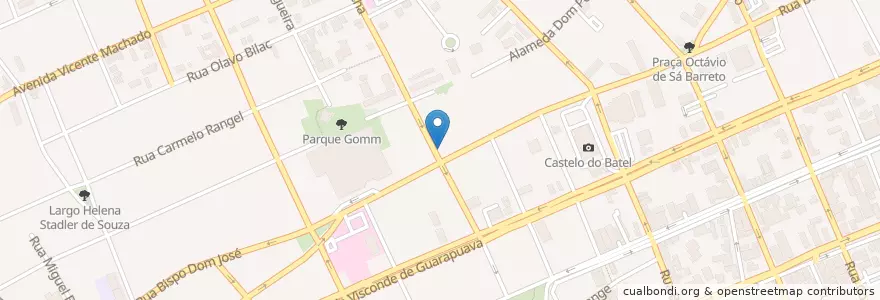 Mapa de ubicacion de Nissei en Brasil, Região Sul, Paraná, Região Geográfica Intermediária De Curitiba, Região Metropolitana De Curitiba, Microrregião De Curitiba, Curitiba.