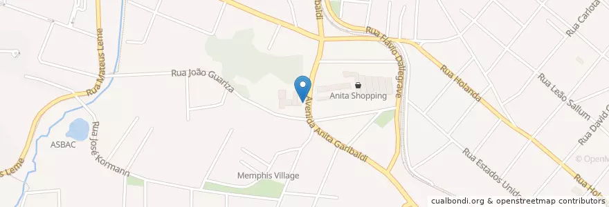 Mapa de ubicacion de Guarda Mirim en ブラジル, 南部地域, パラナ, Região Geográfica Intermediária De Curitiba, Região Metropolitana De Curitiba, Microrregião De Curitiba, クリチバ.