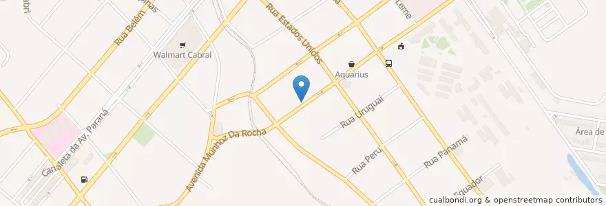 Mapa de ubicacion de Forte Farma en Brezilya, Güney Bölgesi, Paraná, Região Geográfica Intermediária De Curitiba, Região Metropolitana De Curitiba, Microrregião De Curitiba, Curitiba.