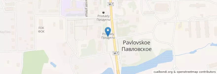 Mapa de ubicacion de Кафе бистро en Russland, Föderationskreis Zentralrussland, Oblast Wladimir, Rajon Susdal, Павловское Сельское Поселение.