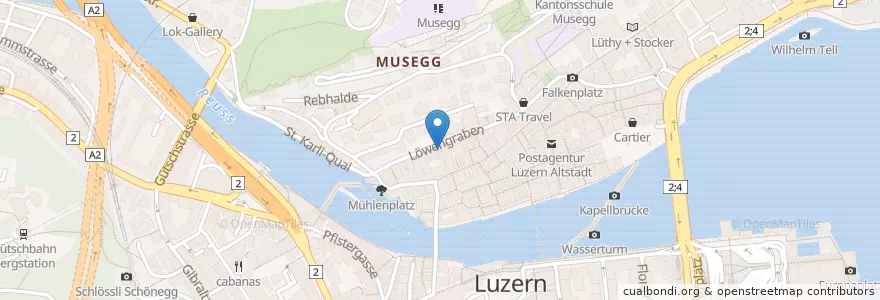 Mapa de ubicacion de Soul Chicken en Schweiz, Luzern, Luzern.