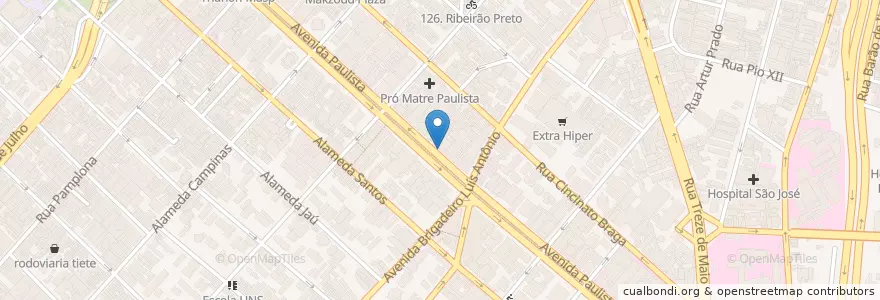 Mapa de ubicacion de Itaú en Brésil, Région Sud-Est, São Paulo, Região Geográfica Intermediária De São Paulo, Região Metropolitana De São Paulo, Região Imediata De São Paulo, São Paulo.