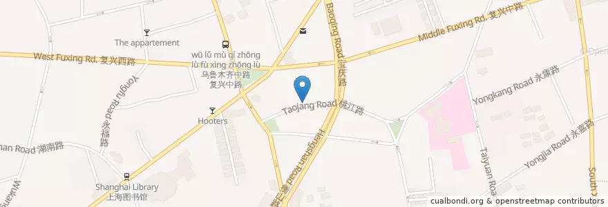 Mapa de ubicacion de Haiku Japanese Restaurant en Cina, Shanghai, Distretto Di Xuhui.