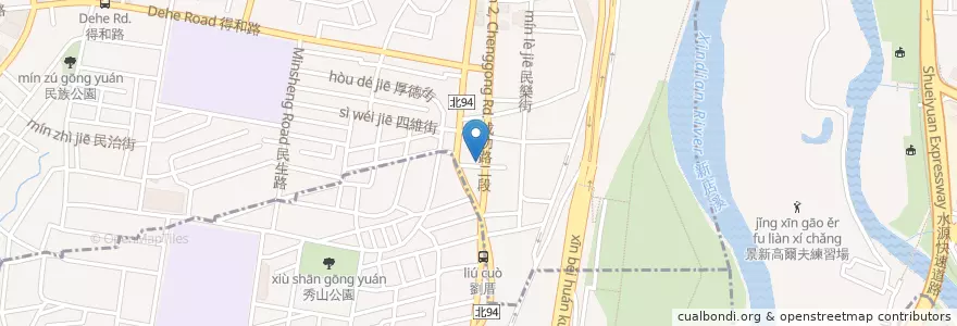 Mapa de ubicacion de 三塊厝鵝家莊 en Tayvan, 新北市.