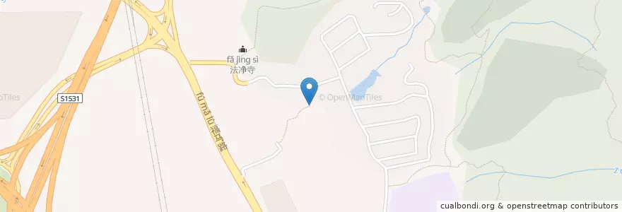 Mapa de ubicacion de 飞炉古迹 en 中国, 福建省, 福州市, 晋安区, 鼓山镇.