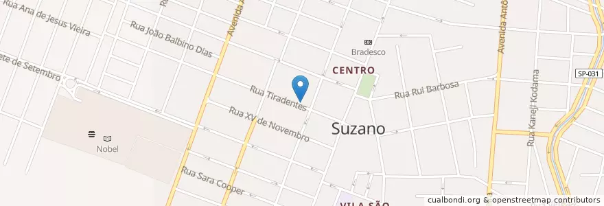 Mapa de ubicacion de Colonial II en Brasile, Regione Sudest, San Paolo, Região Geográfica Intermediária De São Paulo, Região Metropolitana De São Paulo, Região Imediata De São Paulo, Suzano.