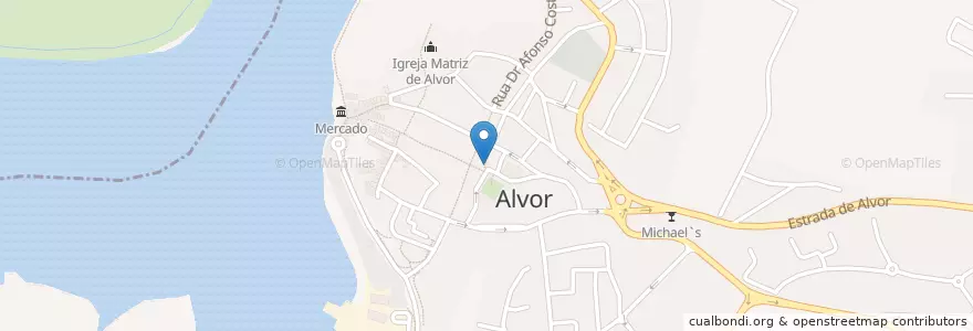 Mapa de ubicacion de Café Solen en Portugal, Algarve, Algarve, Faro, Portimão, Alvor.