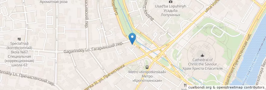 Mapa de ubicacion de Инвитро en Rusia, Distrito Federal Central, Москва, Distrito Administrativo Central, Район Хамовники.