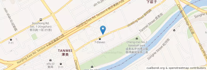Mapa de ubicacion de 麥味登精緻早午餐 - 內湖新明店 en Taiwan, 新北市, Taipé, 內湖區.