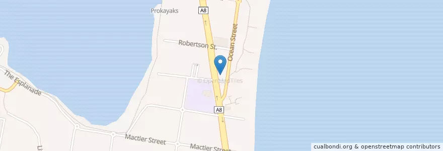 Mapa de ubicacion de 7 Eleven Collaroy en Australien, Neusüdwales, Sydney, Northern Beaches Council.