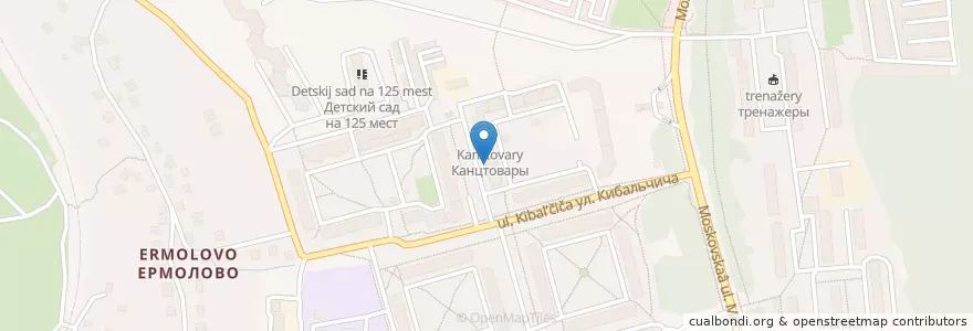 Mapa de ubicacion de Клиника Орловской en Rusia, Distrito Federal Central, Óblast De Kaluga, Городской Округ Калуга.