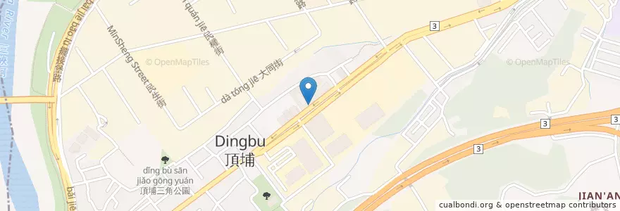 Mapa de ubicacion de 佑祥牙醫 en تايوان, تايبيه الجديدة, 土城區.
