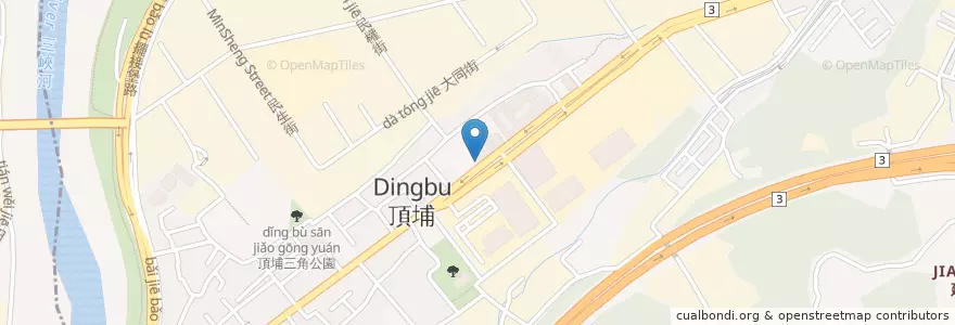 Mapa de ubicacion de 山東餃子館 en 臺灣, 新北市, 土城區.